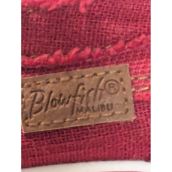 Blowfish Malibu Red Canvas Slip On Sneakers Shoes Womens Size 8 - Picture 3 of 12